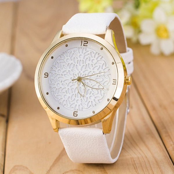 Flower Printed Design Watches